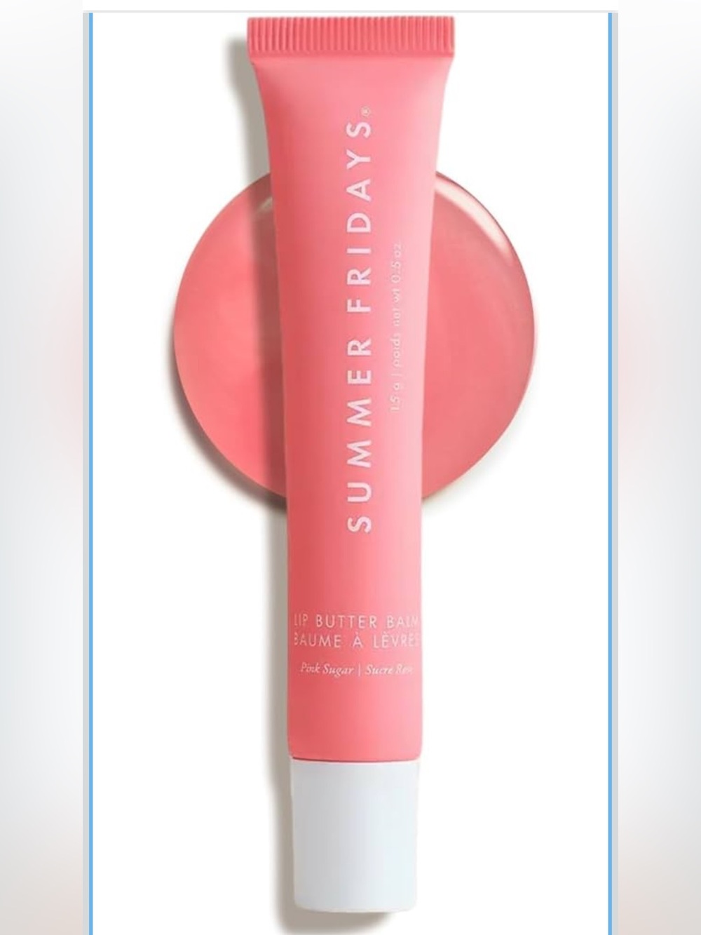 Summer Fridays Lip Butter Balm in Pink Sugar NEW